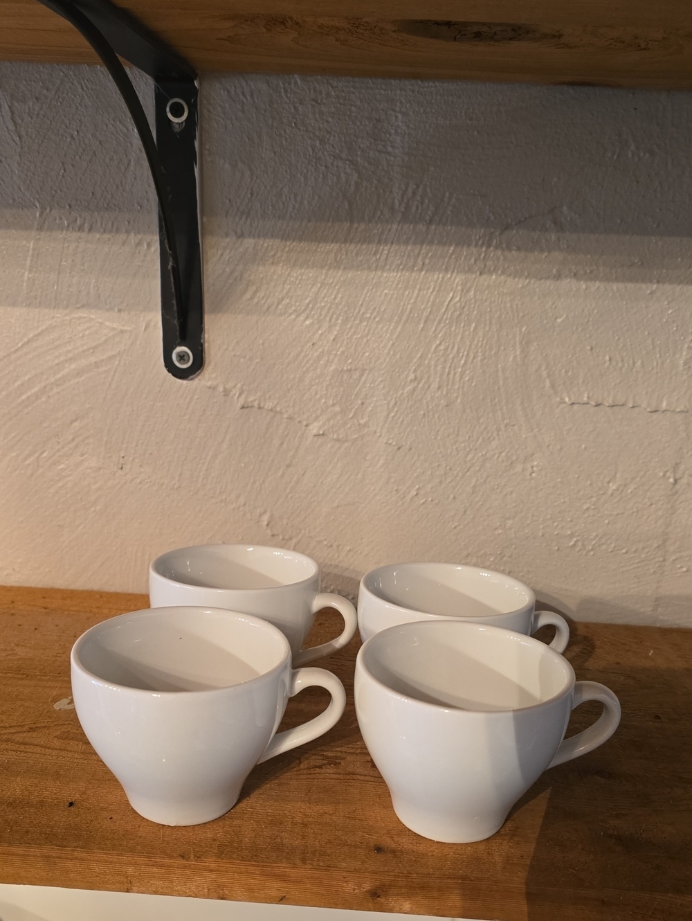 Wilton White Ceramic Mugs - Set of 4